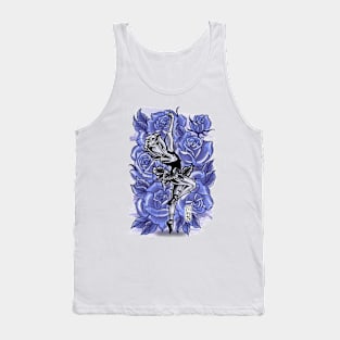 Ballet Flower - 001 - Violet Tank Top